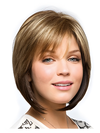 Monofilament Magnificent Human Hair Bob Wig
