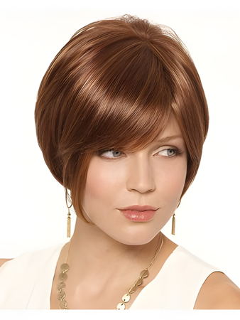 Synthetic Pleasant Monofilament Bob Wig
