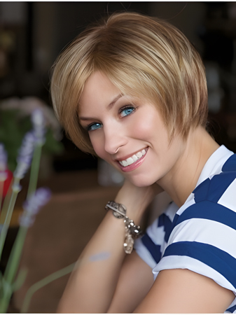 Popular Synthetic Straight Lace Front Bob Wig