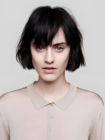 Striking Capless Straight Synthetic Bob Wig