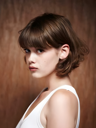 Shimmering Capless Wavy Synthetic Bob Wig