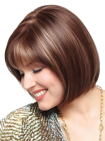 Bob Style 100% Remy Human Hair Full Lace Wig