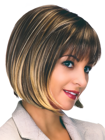 Bob Style Razor Tapered Ends Wig
