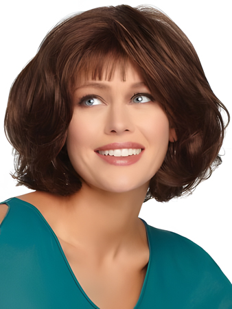 Bob Style Smooth Synthetic Lace Front Wig