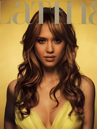 Jessica Alba New Hairstyle Lace Front Celebrity Wig