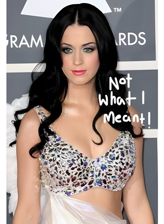 Katy Perry Long Wavy Synthetic Celebrity Wig