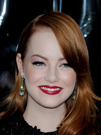 Emma Stone Straight Lace Front Long Remy Hair Celebrity Wig