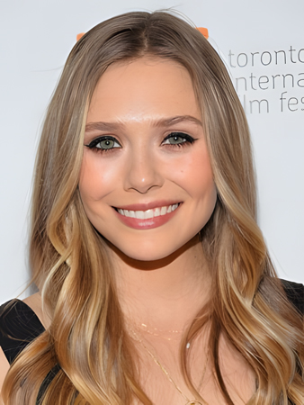 Classic Elizabeth Olsen Hairstyle Wavy Wig