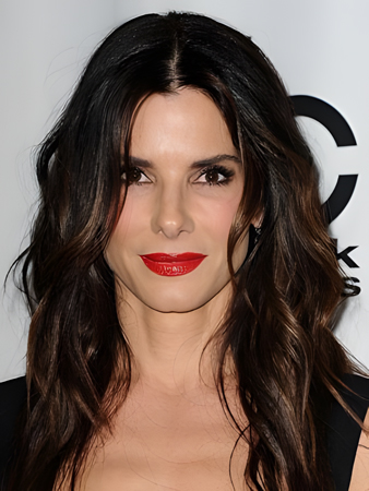 Sandra Bullock's Hairstyle Natural Human Hair Wig