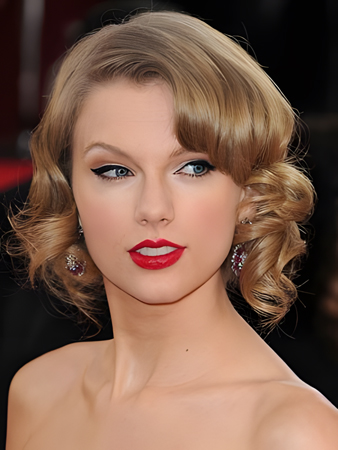 Taylor Swift Pleasant Hairstyle Lace Front Wig