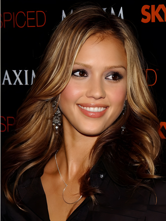 Jessica Alba Wavy Full Lace Celebrity Wig