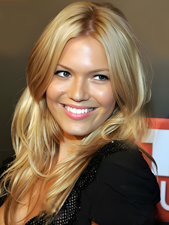 Mandy Moore Affordable Lace Front Synthetic Straight Wig