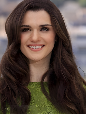 Rachel Weisz Pretty Human Hair Wavy Lace Front Wig