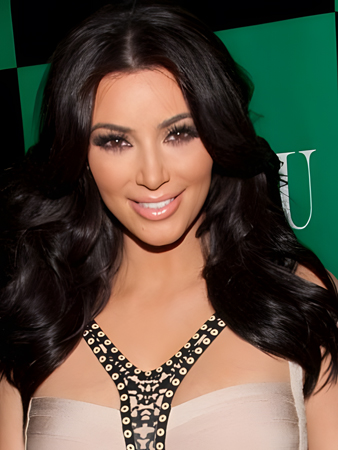 Long Wavy Synthetic Celebrity Wig