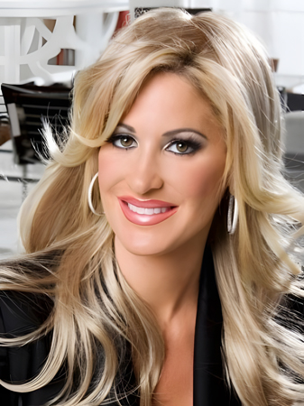 Kim Zolciak Magnificent Straight Lace Front Human Hair Wig