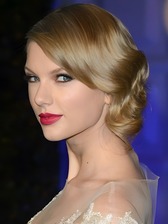 Taylor Swift Good Looking Wavy Lace Front Synthetic Wig