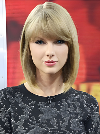 Taylor Swift Gorgeous Straight Capless Human Hair Wig
