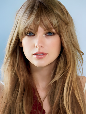 Taylor Swift Voluminous Straight Capless Human Hair Wig