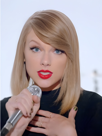 Taylor Swift Elaborately Straight Lace Front Human Hair Wig