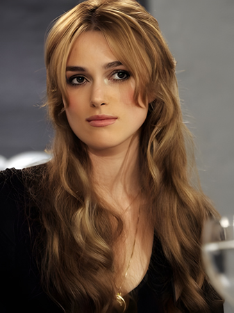 Luxury Keira Knightley Wavy Lace Front Remy Human Hair Wig