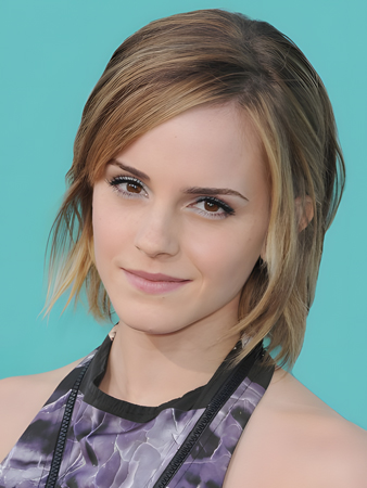 Pretty Emma Watson Straight Lace Front Remy Human Hair Wig