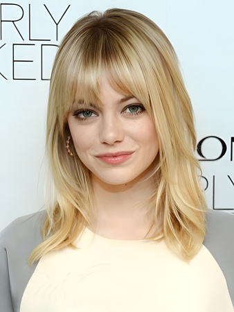 Emma Stone Wavy Capless Celebrity Wig