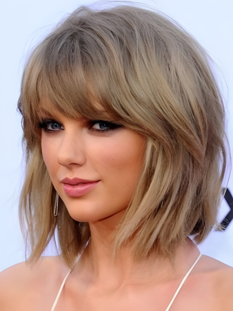 Taylor Swift Striking Straight Capless Remy Human Hair Wig