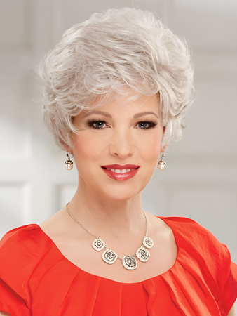 Classic Gray Wig With Short Layers