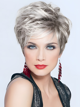 Chic Short Gray Wig