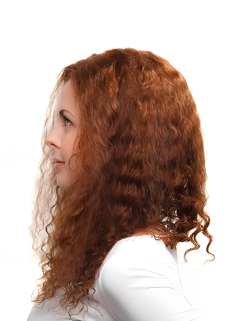 Stylish Long Curly Full Lace Human Hair Wig