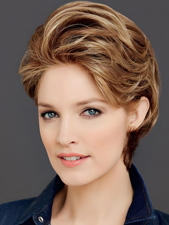 Fashionable Straight Full Lace Remy Human Hair Wig