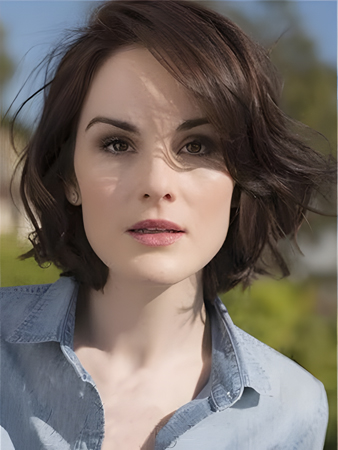 Charming Lace Front Wavy Remy Human Hair Wig