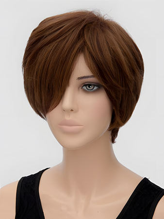 Attractive Straight Capless Remy Human Hair Wig