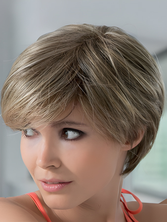 Polished Silk Straight Short Lace Front Human Hair Wig