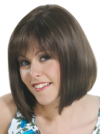 Stupendous Bob Style Silky Straight Human Hair Wig