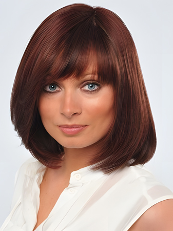 2018 New Style Full Lace With Mono Top Straight Human Hair Wig