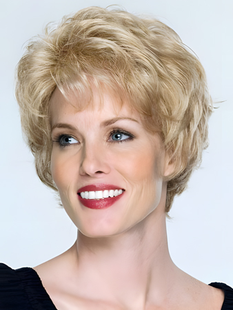 Chic Short Waves Capless Remy Human Hair Wig