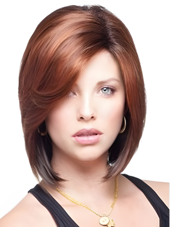 Fashion Short Straight Human Hair Bob Wig