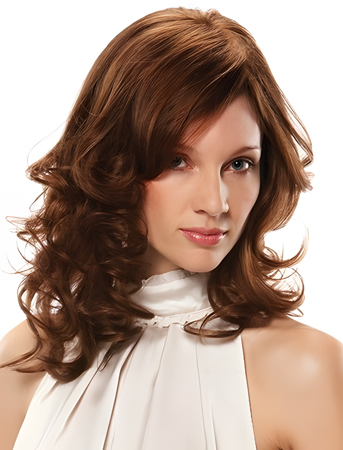Admirable Medium Wavy Monofilament Remy Human Hair Wig