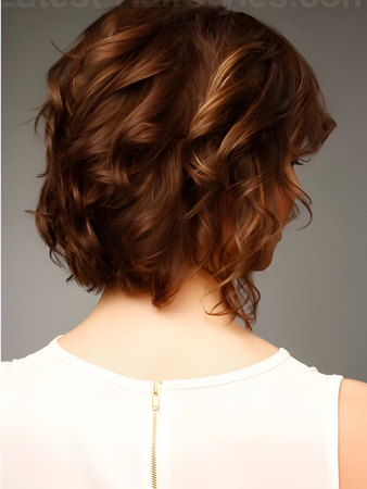 Sweet Capless Wavy Popular Remy Human Hair Wig