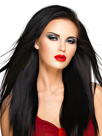 Straight Attractive Human Hair Full Lace Wig