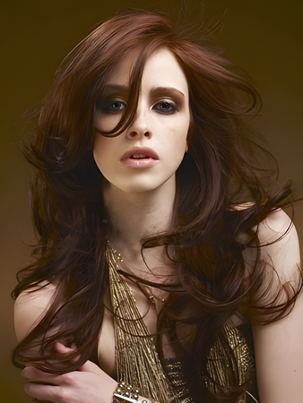 Romantic Wavy Long Lace Front Human Hair Wig