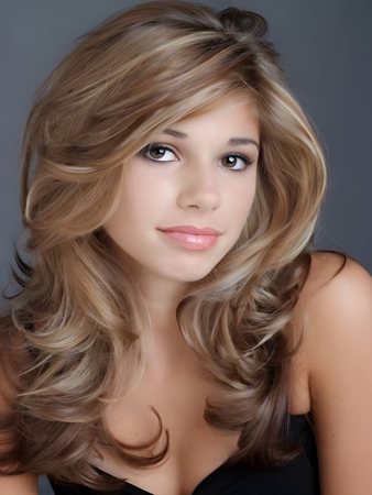 Fashionable Wavy Lace Human Hair Wig