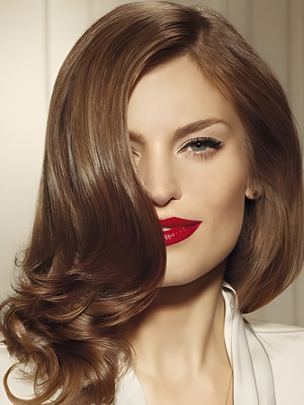 Nice-looking Wavy Human Hair Lace Front Wig