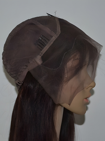 Stupendous Human Hair Lace Front Straight Wig