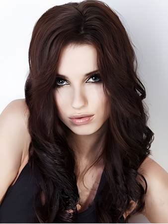 Flattering Wavy Lace Front Remy Human Hair Wig