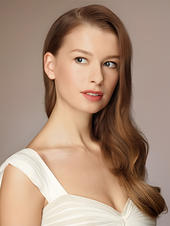 Wonderful Human Hair Wavy Lace Front Wig