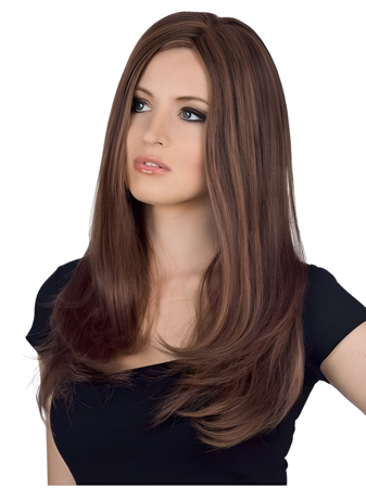Elegant Remy Human Hair Straight Capless Wig