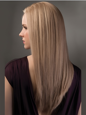 Top Quality Remy Human Hair Straight Lace Front Wig