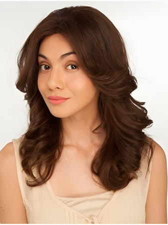 Chic Wavy Capless Human Hair Wig